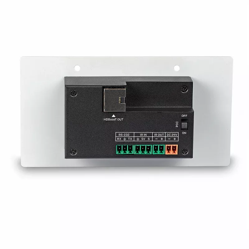 Lindy 150 m Cat.6 HDMI 4K60 ir Type C HDBaseT EU sieninė plokštė KVM plėtiklis, siųstuvas