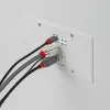 Lindy 150 m Cat.6 HDMI 4K60 ir Type C HDBaseT EU sieninė plokštė KVM plėtiklis, siųstuvas