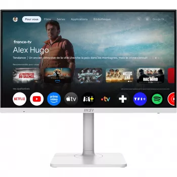 MSI Modern MD272UPSW kompiuterio monitorius 68,6 cm (27 colių) 3840 x 2160 pikselių 4K Ultra HD baltas