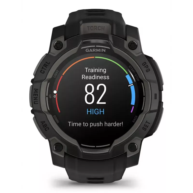 Išmanusis laikrodis Garmin Instinct 3 AMOLED Juoda
