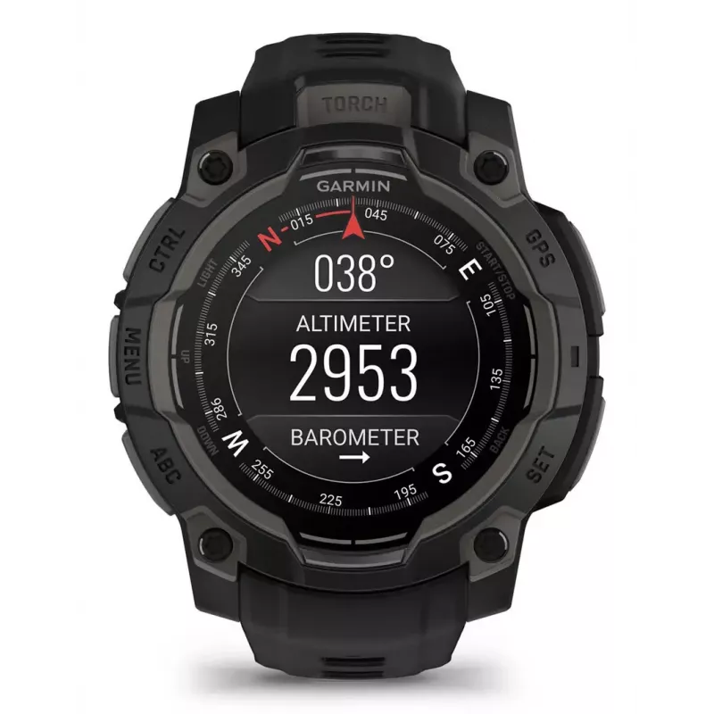 Išmanusis laikrodis Garmin Instinct 3 AMOLED Juoda