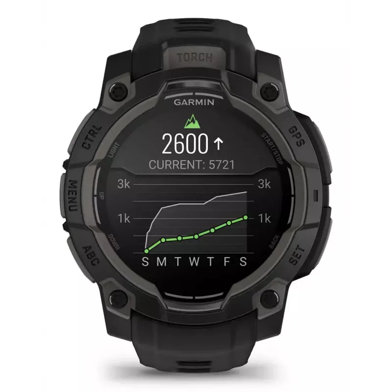 Išmanusis laikrodis Garmin Instinct 3 AMOLED Juoda
