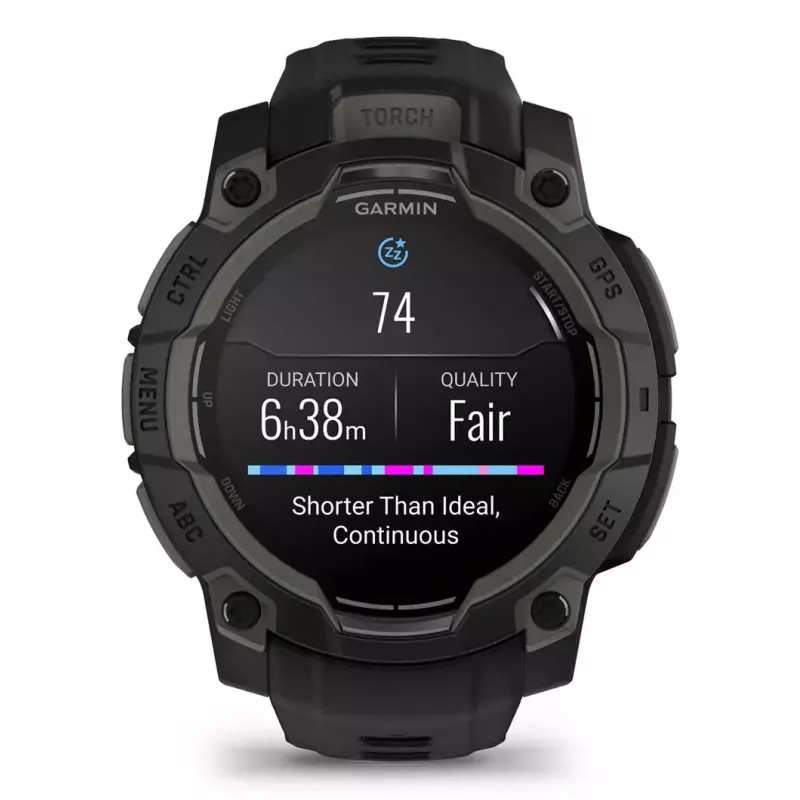 Išmanusis laikrodis Garmin Instinct 3 AMOLED Juoda