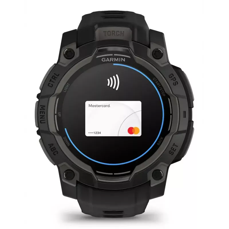 Išmanusis laikrodis Garmin Instinct 3 AMOLED Juoda