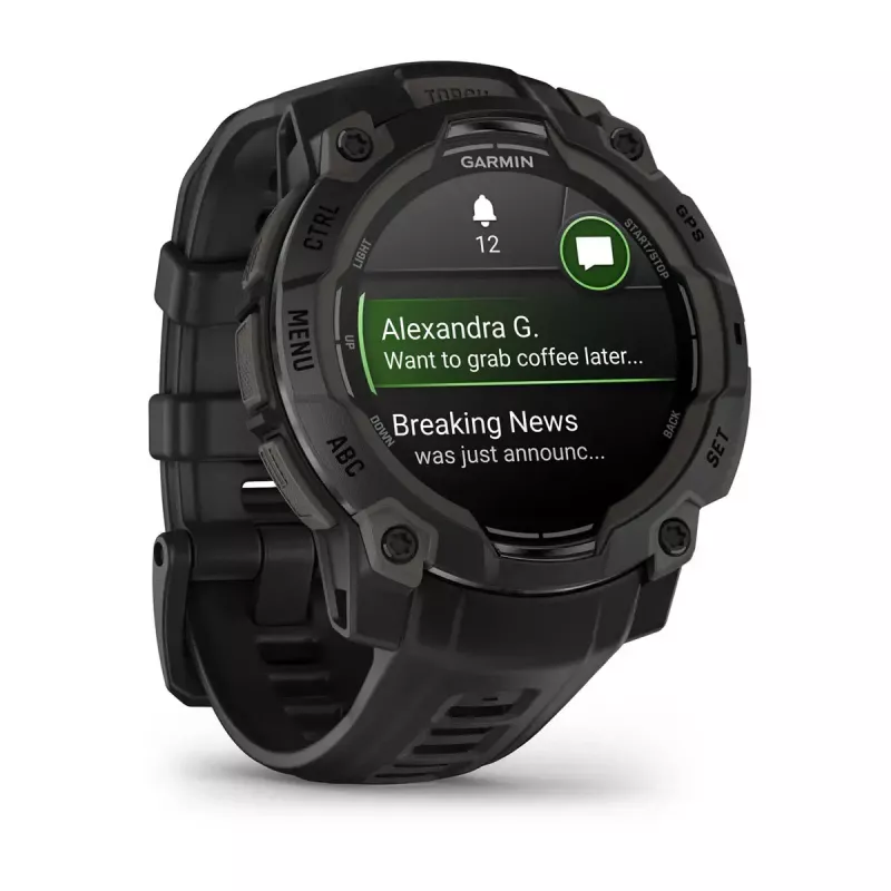 Išmanusis laikrodis Garmin Instinct 3 AMOLED Juoda