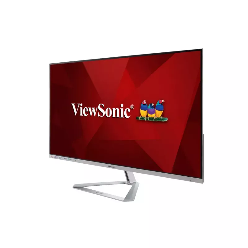 Viewsonic VX3276-4K-MHD-2 kompiuterio monitorius 81,3 cm (32 colių) 3840 x 2160 pikselių 4K Ultra HD LCD juodas, sidabrinis