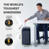 Fellowes LX Series 5050401 popieriaus smulkintuvas, mikropjovimo smulkinimas, 65 dB, juodas