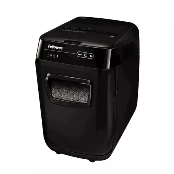 Fellowes AutoMax 200M popieriaus smulkintuvas, mikro pjovimo smulkinimas, juodas