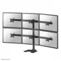 “Neomounts” FPMA-D700DD6 monitoriaus stovas 10–27 col., laisvai pastatomas / per kiaurymę, 8 kg, 25,4 cm (10 col.), 68,6 cm (27 col.), 100 x 100 mm, juodas