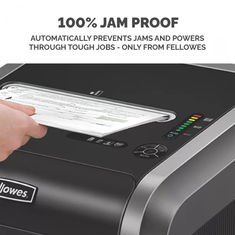 Fellowes popieriaus smulkintuvas 225Ci, 24 lapų kryžminio pjovimo smulkintuvas su 60 litrų dėže, aukštas saugumas P4