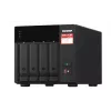 QNAP TS-473A NAS bokštinis Ryzen Embedded V1500B 8 GB DDR4 0 TB QNAP Turbo System juodos spalvos