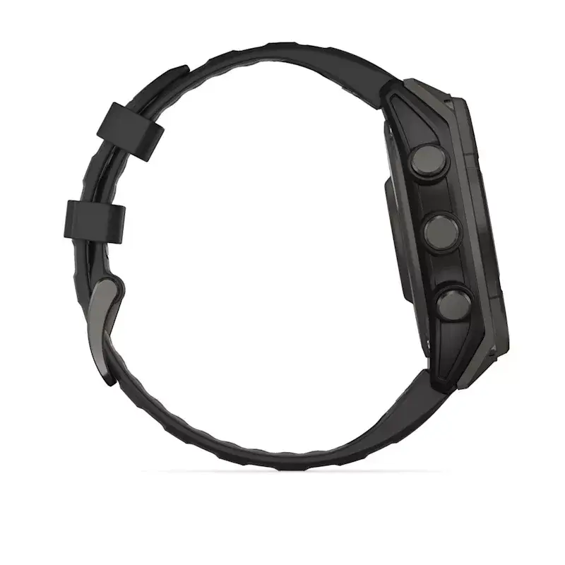 Sportinis išmanusis laikrodis GARMIN fenix 8 Black — 51 mm korpusas, Safyro lęšis, saulės energija, GPS, 32 GB, 10 ATM, 1,3 colio ekranas