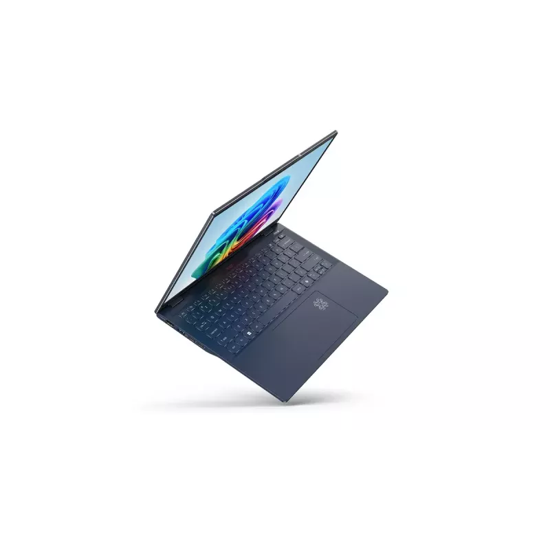 Nešiojamas kompiuteris Acer Swift 14 AI SF14-51-78TU — Intel Core Ultra 7 256V, 14 colių 2.8K (2880×1800), 16 GB LPDDR5, 1 TB SSD, Windows 11 Home, mėlynas