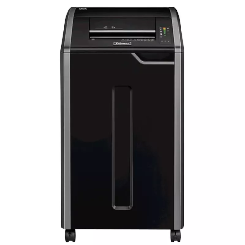Fellowes 100063597 popieriaus smulkintuvas, mikro pjovimo, juodas