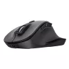 TRUST Fyda Office dešiniarankė belaidė pelė – RF + Bluetooth, optinė 2400 DPI, 6 mygtukai, juoda
