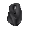 TRUST Fyda Office dešiniarankė belaidė pelė – RF + Bluetooth, optinė 2400 DPI, 6 mygtukai, juoda