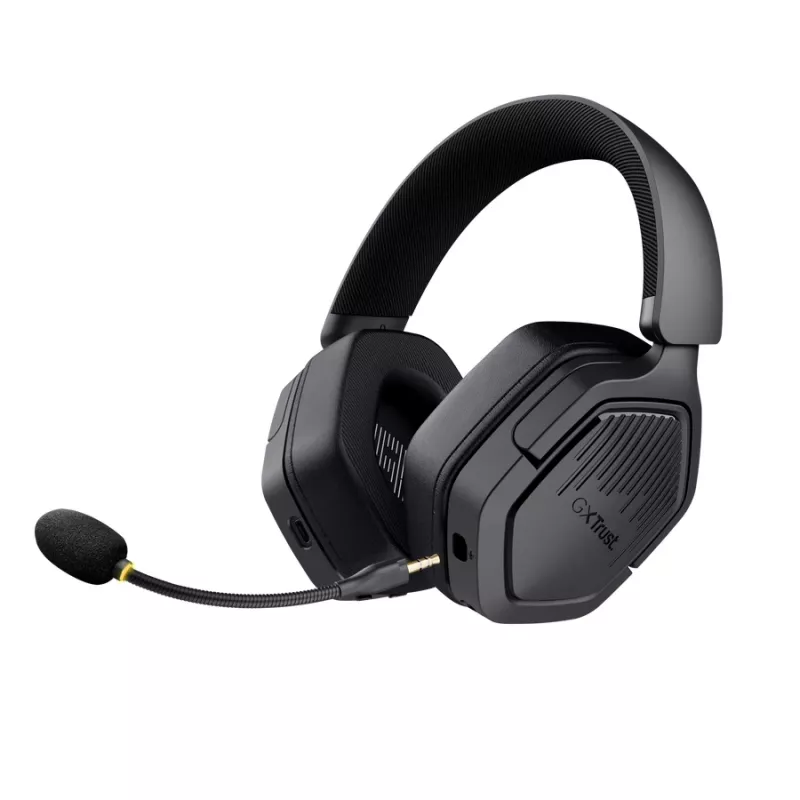 Ausinės TRUST GXT 493PS Carus — laidinės ir belaidės (Bluetooth), Circumaural, galvos juostelė, 20–20000 Hz, 1,2 m, juodos