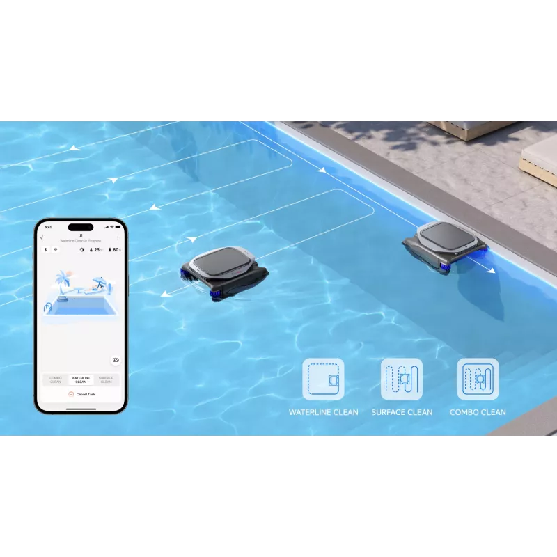 Robotic pool cleaner Dreame J1 Battery 5000 mAh Juoda