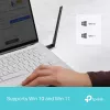 Belaidis USB Wi‑Fi adapteris TP‑LINK Archer TX35U PLUS — Wi‑Fi 6 dviejų juostų 1201 Mbit/s, maitinamas USB, juodas