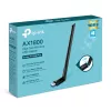 Belaidis USB Wi‑Fi adapteris TP‑LINK Archer TX35U PLUS — Wi‑Fi 6 dviejų juostų 1201 Mbit/s, maitinamas USB, juodas