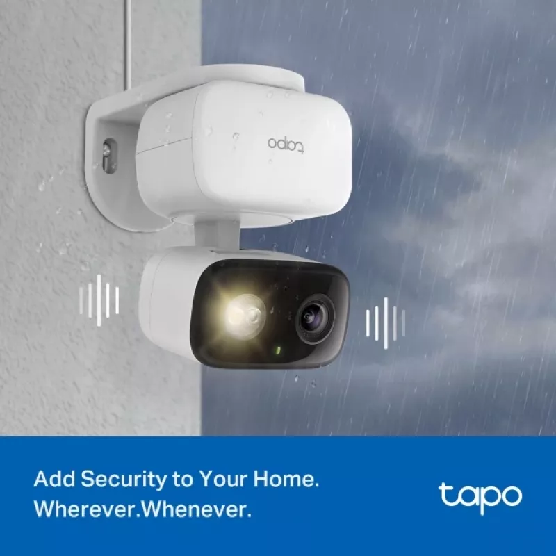 Apsaugos kamera TP-LINK Tapo C206 – vidaus/lauko 1080p HD, pakreipimas ir pasukimas, naktinis matymas, dvipusis garsas