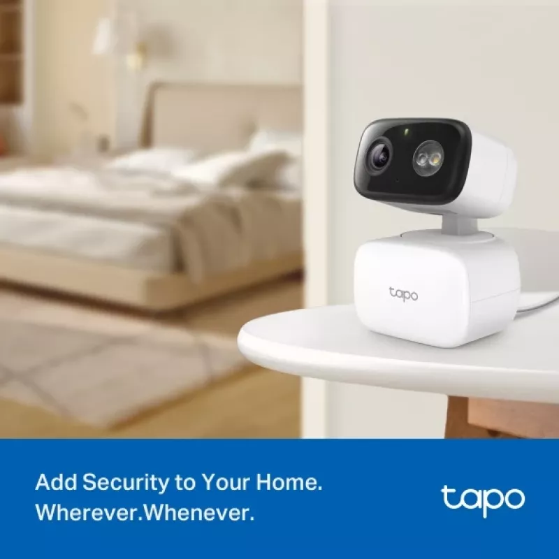 Apsaugos kamera TP-LINK Tapo C206 – vidaus/lauko 1080p HD, pakreipimas ir pasukimas, naktinis matymas, dvipusis garsas