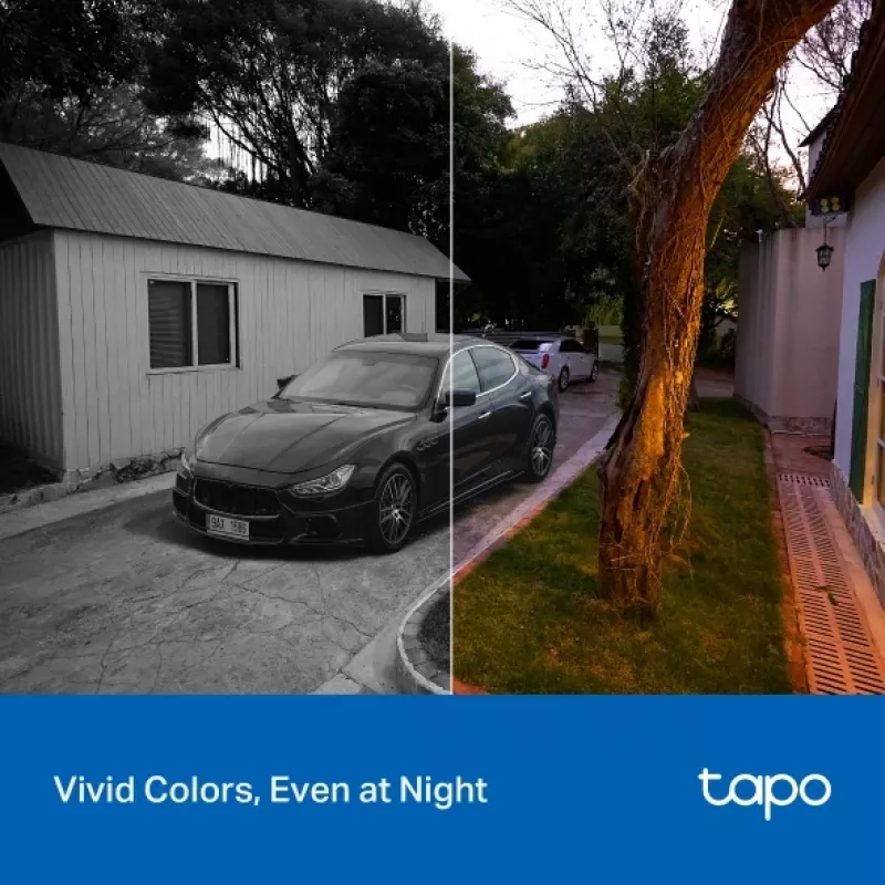 Apsaugos kamera TP-LINK Tapo C206 – vidaus/lauko 1080p HD, pakreipimas ir pasukimas, naktinis matymas, dvipusis garsas