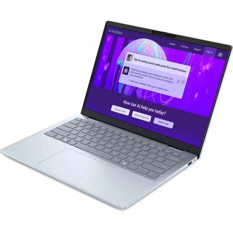 DELL 14 Plus DB14250 14 colių nešiojamasis kompiuteris, Intel Core Ultra 9, 32 GB, 1 TB, Intel Arc, Windows 11 Pro