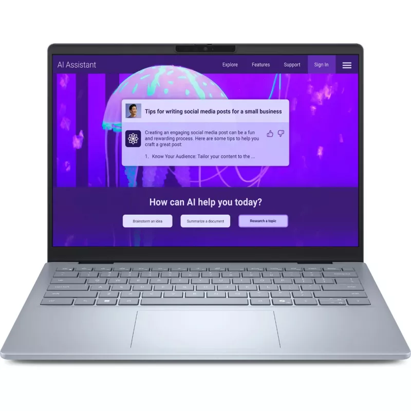 DELL 14 Plus DB14250 14 colių nešiojamasis kompiuteris, Intel Core Ultra 9, 32 GB, 1 TB, Intel Arc, Windows 11 Pro