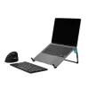 R-Go Tools nešiojamojo kompiuterio stovas R-Go Steel Travel, ergonomiškas ir sulankstomas, tinkamas 10–22 colių nešiojamiesiems kompiuteriams, juodas
