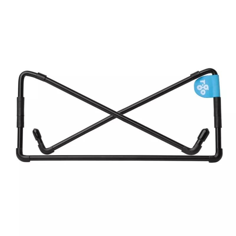 R-Go Tools nešiojamojo kompiuterio stovas R-Go Steel Travel, ergonomiškas ir sulankstomas, tinkamas 10–22 colių nešiojamiesiems kompiuteriams, juodas