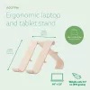 R-Go Tools nešiojamojo kompiuterio ir planšetės stovas R-Go Treepod, ergonomiškas ir modulinis, reguliuojamas, biologiškai pagrįstas