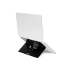 R-Go Tools nešiojamojo kompiuterio stovas R-Go Riser Attachable, reguliuojamas, integruotas su nešiojamuoju kompiuteriu, aliuminis, juodas