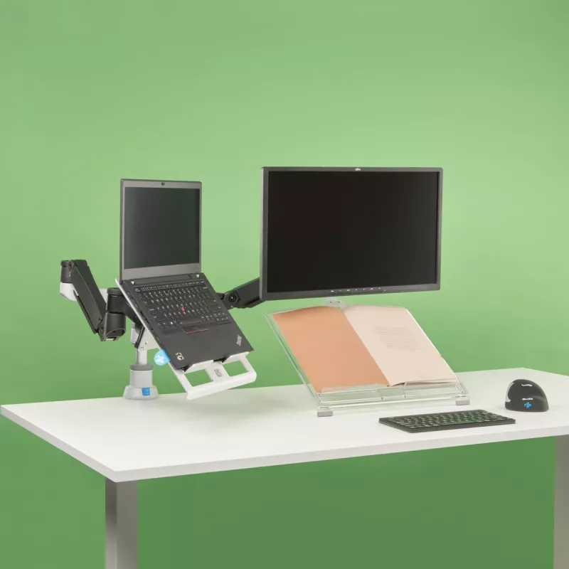 R-Go Tools R-Go Morelia dokumentų laikiklis, modulis su Caparo ir Zepher monitoriaus laikikliu