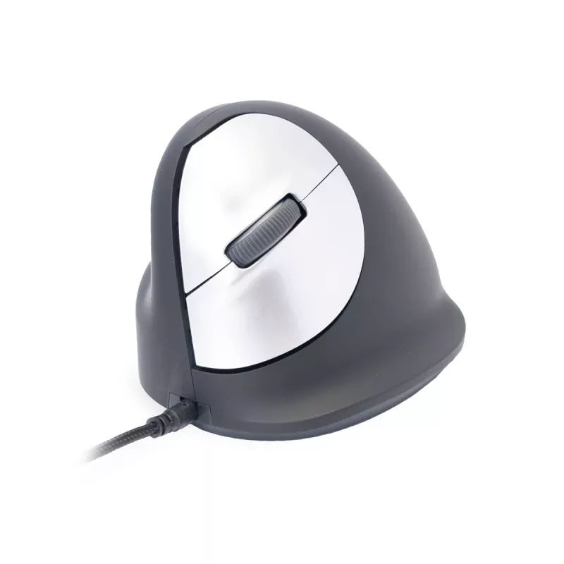 R-Go Tools ergonominė pelė R-Go HE Break su pertraukų programine įranga, didelė (plaštakos dydis ≥ 185 mm), kairiarankiams, laidinė, juoda