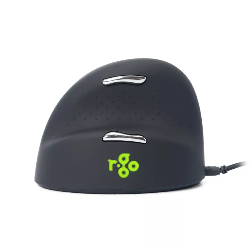 R-Go Tools ergonominė pelė R-Go HE Break su pertraukų programine įranga, didelė (plaštakos dydis ≥ 185 mm), kairiarankiams, laidinė, juoda
