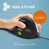 R-Go Tools ergonominė pelė R-Go HE Break su pertraukų programine įranga, didelė (plaštakos dydis ≥ 185 mm), kairiarankiams, laidinė, juoda
