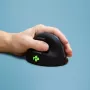 R-Go Tools ergonominė pelė R-Go HE Break su pertraukų programine įranga, vidutinė (plaštakos dydis 165–185 mm), kairiarankiams, Bluetooth, juoda