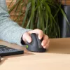 R-Go Tools ergonominė pelė R-Go HE Break su pertraukų programine įranga, vidutinė (plaštakos dydis 165–185 mm), kairiarankiams, Bluetooth, juoda