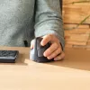 R-Go Tools ergonominė pelė R-Go HE Break su pertraukų programine įranga, vidutinė (plaštakos dydis 165–185 mm), kairiarankiams, Bluetooth, juoda