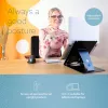 „R-Go Tools“ planšetės ir nešiojamojo kompiuterio stovas „R-Go Riser Duo“, tinkamas 10–22 colių ekranams, juodas