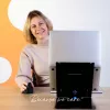 „R-Go Tools“ planšetės ir nešiojamojo kompiuterio stovas „R-Go Riser Duo“, tinkamas 10–22 colių ekranams, juodas
