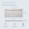 R-Go Tools Ergonominė klaviatūra R-Go Split Break su pertraukų programine įranga, ergonominė padalyta klaviatūra, QWERTY (UK), Bluetooth, balta