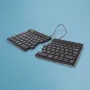 R-Go Tools ergonominė klaviatūra R-Go Split Break su pertraukų programine įranga, ergonominė padalinta klaviatūra, QWERTY (UK), Bluetooth, juoda
