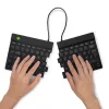 R-Go Tools ergonominė klaviatūra R-Go Split Break su pertraukų programine įranga, ergonominė padalinta klaviatūra, QWERTY (UK), Bluetooth, juoda