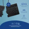 R-Go Tools ergonominė klaviatūra R-Go Split Break su pertraukų programine įranga, ergonominė padalinta klaviatūra, QWERTY (UK), Bluetooth, juoda