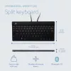 R-Go Tools ergonominė klaviatūra R-Go Split Break su pertraukų programine įranga, ergonominė padalinta klaviatūra, QWERTY (UK), Bluetooth, juoda