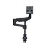R-Go Tools Monitoro rankena R-Go Caparo Single, visiškai reguliuojama su dujine spyruokle, 3–9 kg apkrova, 100 % žiedinė, juoda