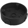 Jungiamoji dėžutė DAHUA DH-PFA136-B — aliuminio korpusas, juoda, 1/2 colio sriegis, 110×34 mm, 1 kg talpa