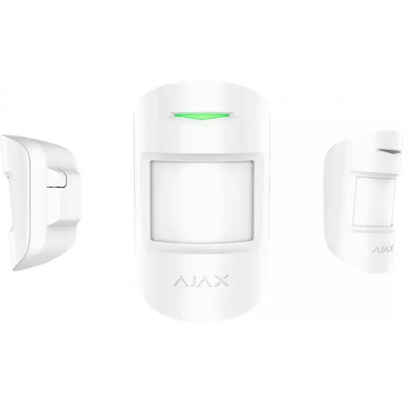 Ajax MotionProtect pasyvus infraraudonųjų spindulių PIR jutiklis belaidis sieninis baltas
